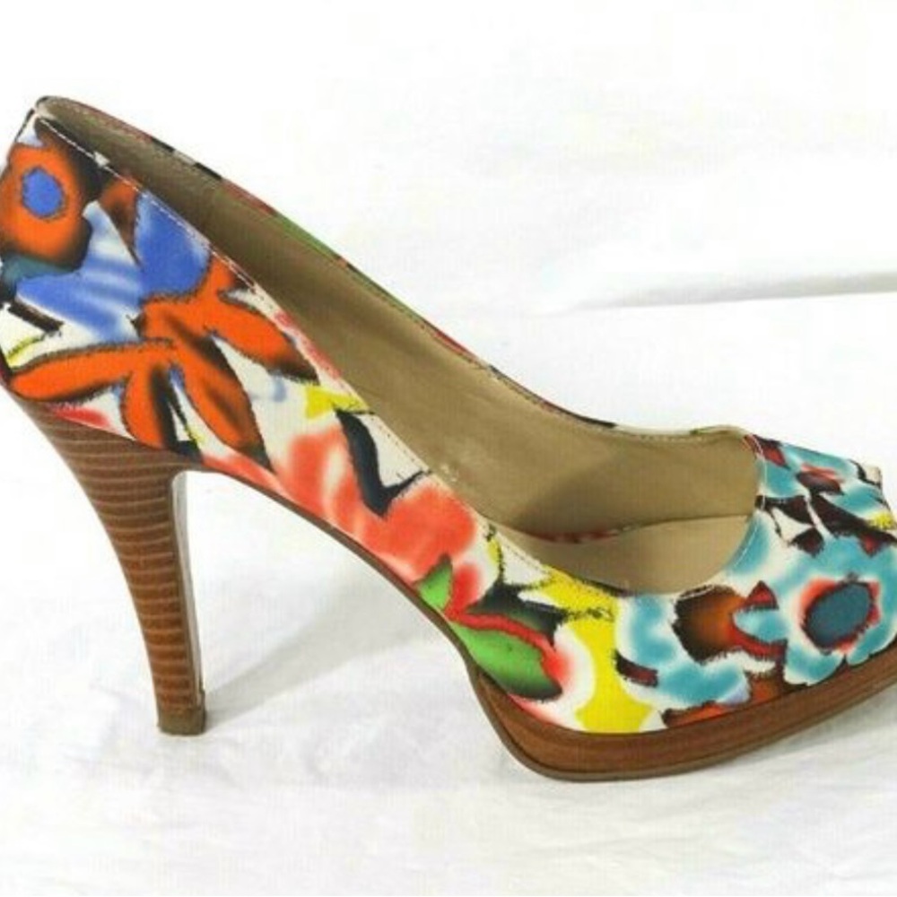 NINE WEST Floral Women's Heels